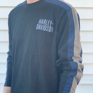 Vintage 90s Harley Davidson black long sleeve tee